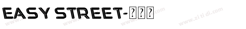 easy street字体转换